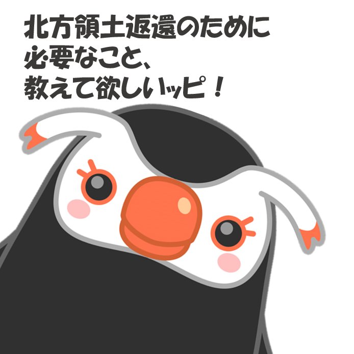 皆さんは北方領土返還のために何が必要だと思うッピ？ 教えて欲しいッ