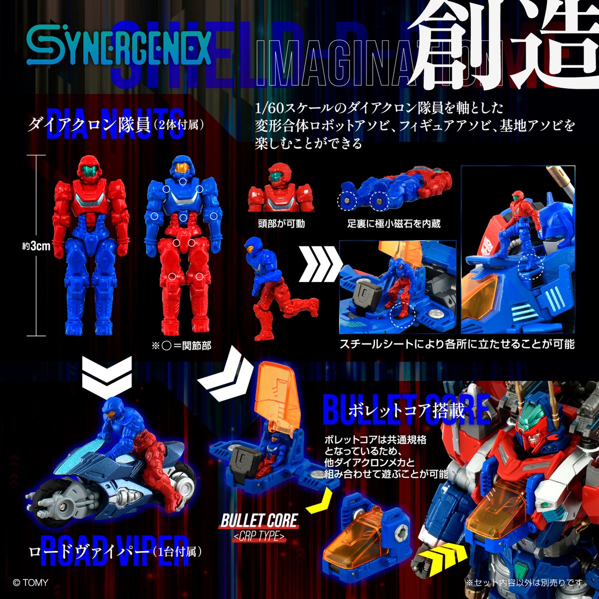 トランスフォーマー×ゾイド×ダイアクロン SHIELD-D-PRIME 2025年6月5日