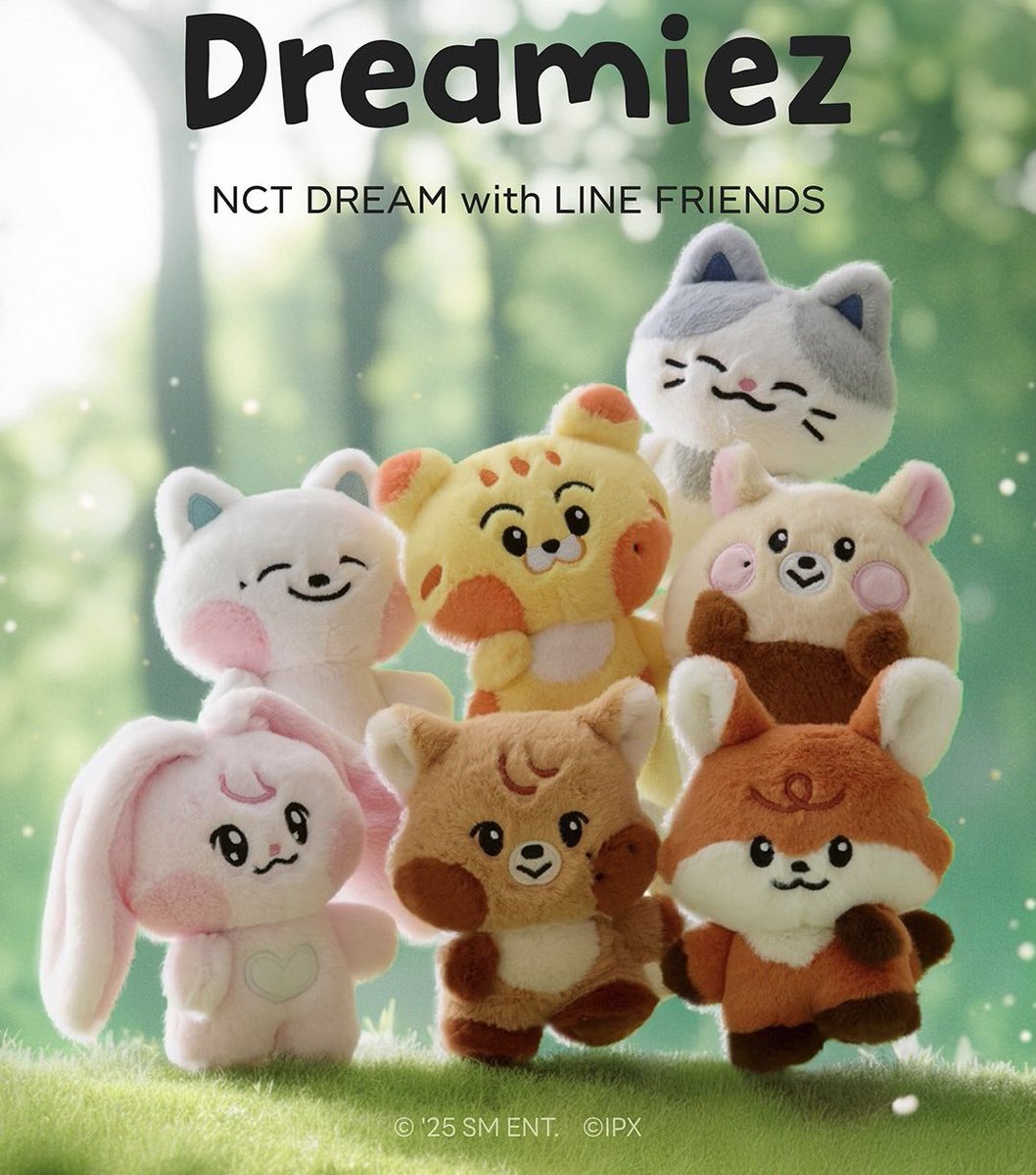 NCT DREAM ドリム DREAMIEZ PLUSH with LINE FRIENDS MD Qoo10で予約