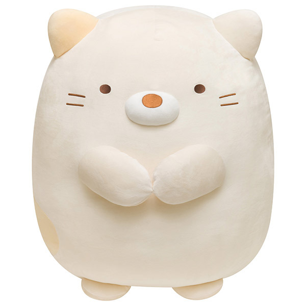 10/4（金）受注発売開始🐈／ #すみっコぐらし特大ぬいぐるみ（ねこ）が