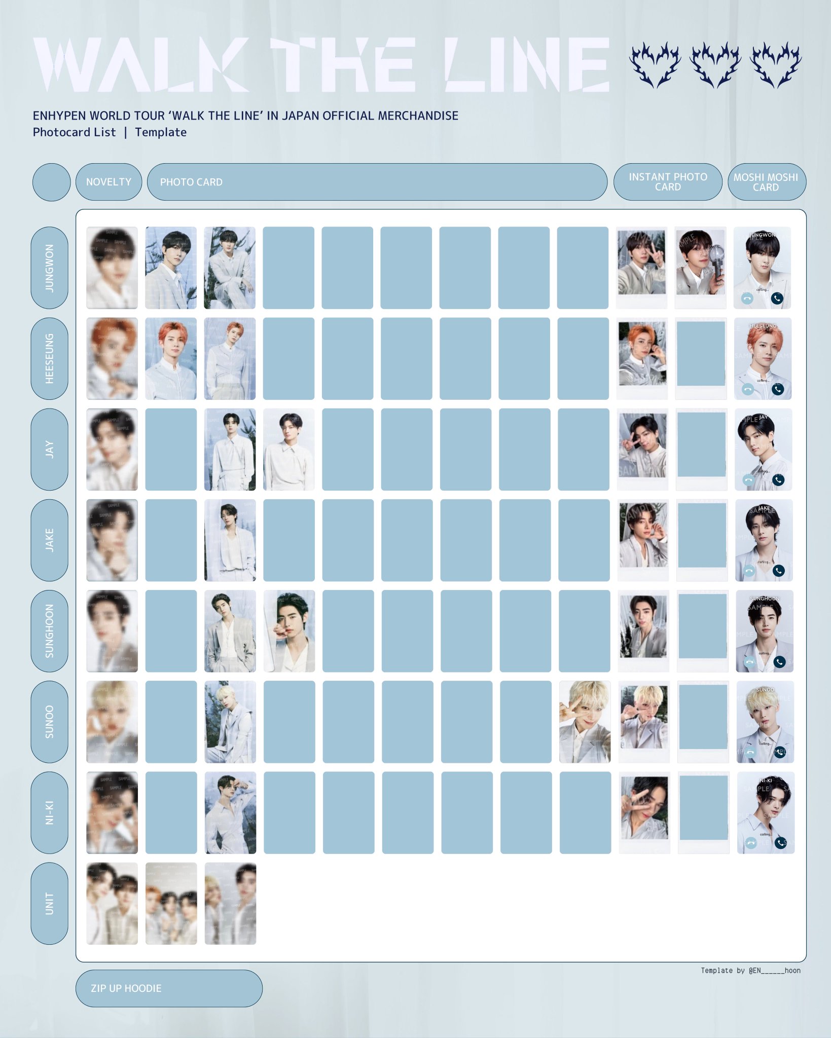 ENHYPEN ヒスン WALK THE LINE Bulacan トレカ ENHYPEN ヒスン WALK