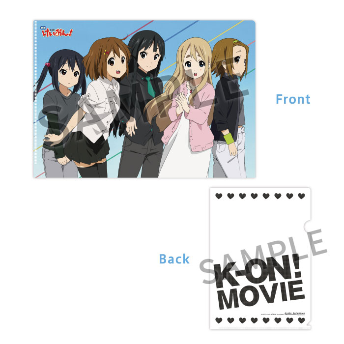 映画けいおん！】 「クリアファイル(2種)」若干数再入荷しました
