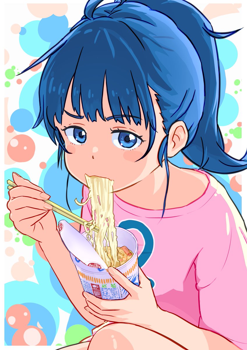 そんなにじっと見てもあげないよ？・・・スープを一口だけなら