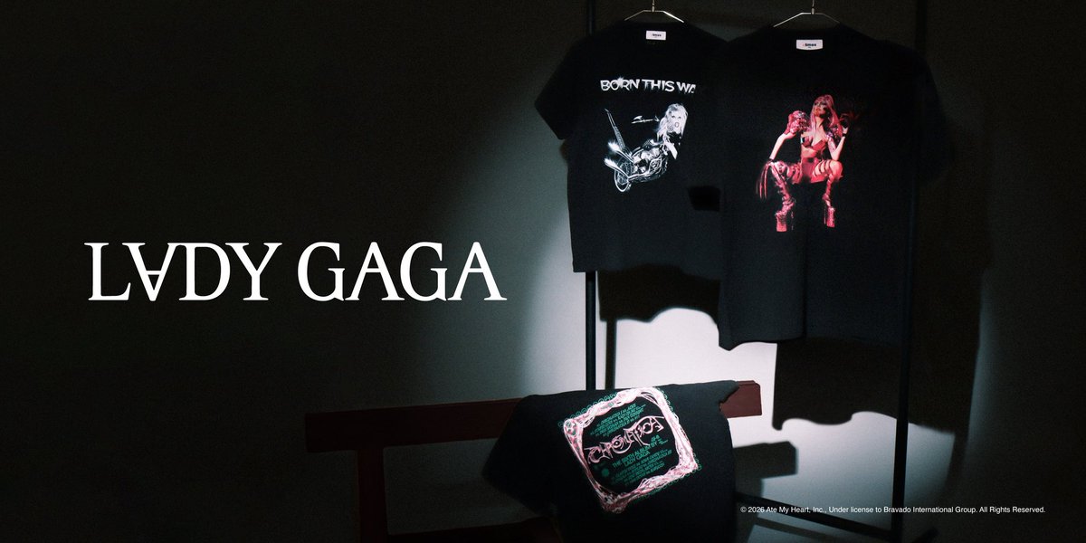 NOW ON SALE 🩷 atmos pink LADY GAGA Official Collection 4年ぶりと