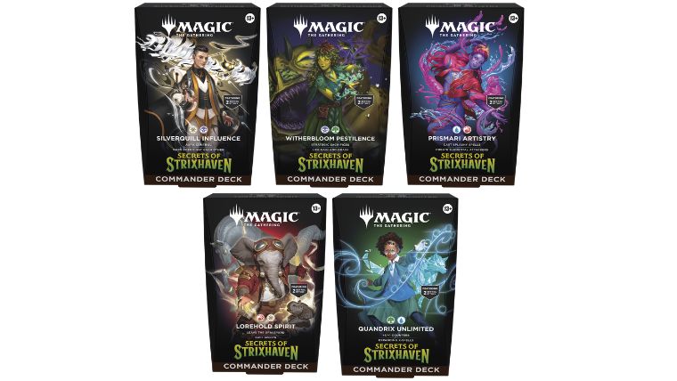 ストリクスヘイヴンの秘密では統率者デッキが5種類出るぜ！