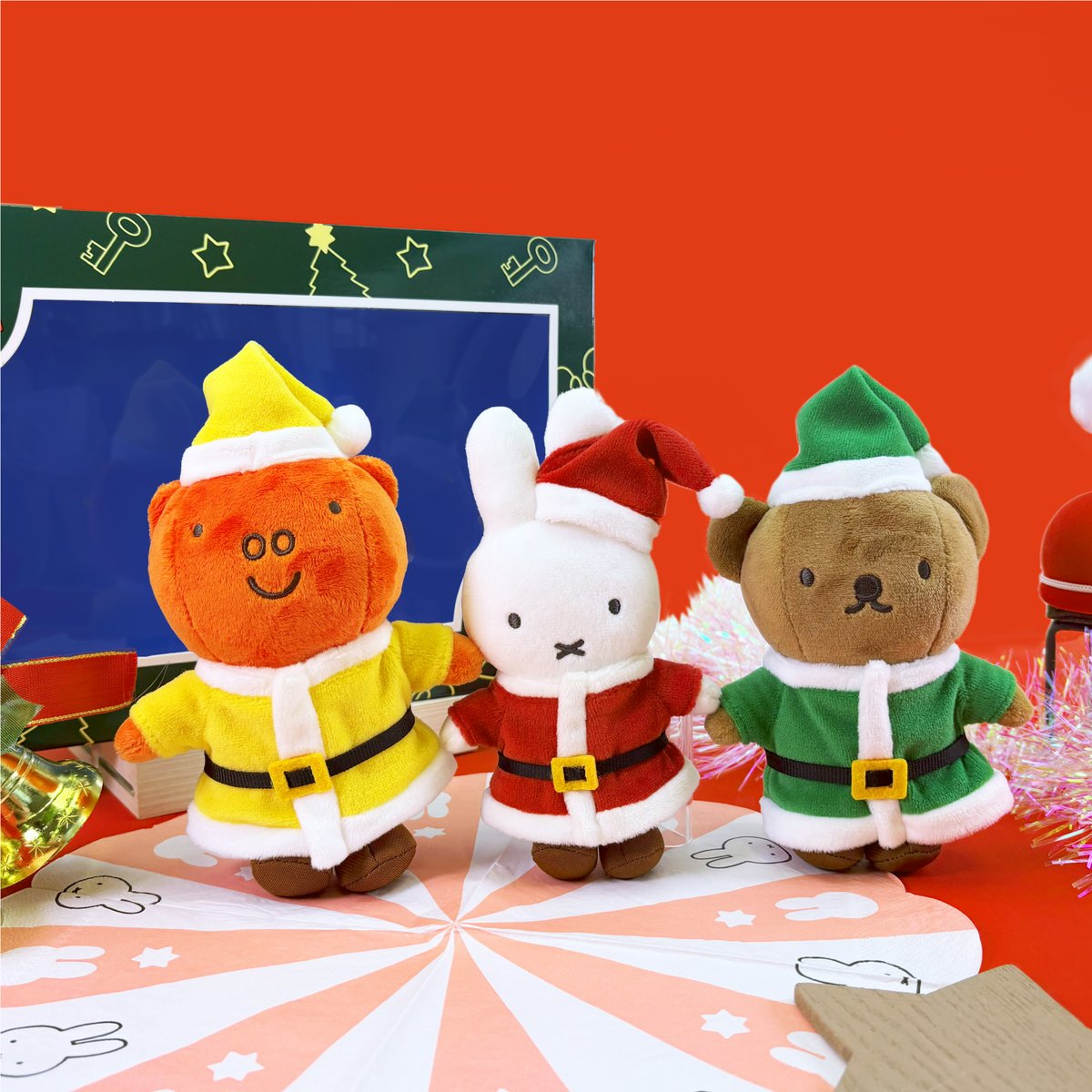 ○11月2日（土）miffy style限定発売！クリスマス マスコットセット