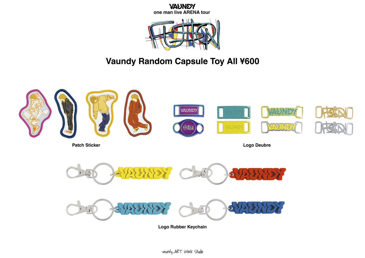 🛒 Vaundy one man live ARENA tour “FUSION” OFFICIAL GOODS