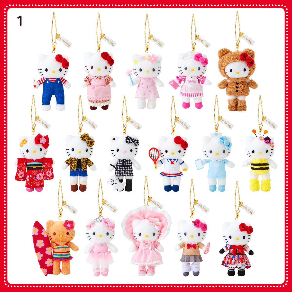 グッズについてお知らせ】 マスコットホルダー（全16種）につきまして