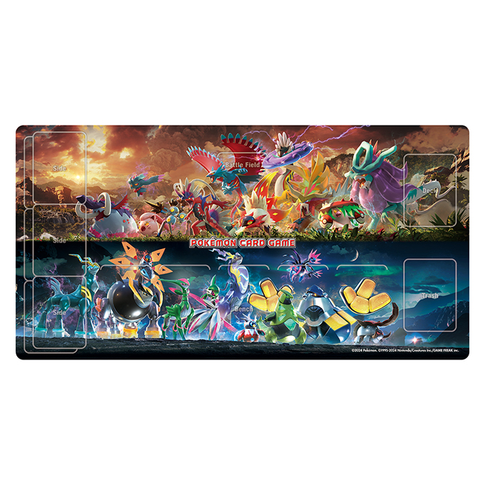 ポケカ新商品情報】 ✓ラバープレイマット 古代・未来 📅発売日 2024年