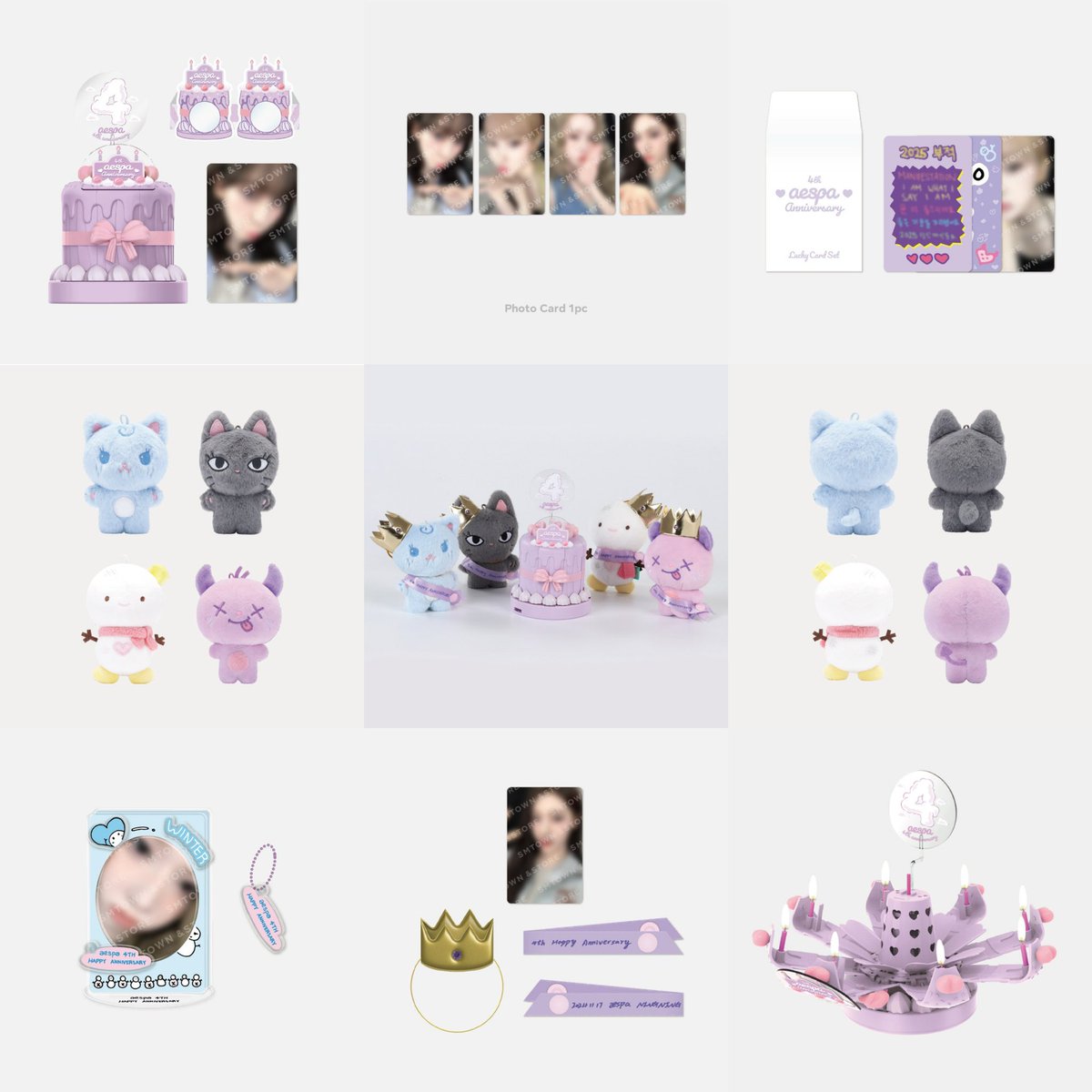 aespa Debut 4th Anniversary💜 エスパ4周年グッズ Qoo10にて予約開始