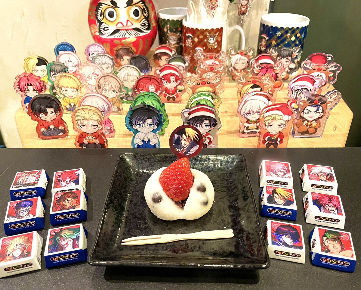 ヒューマンバグ大学 天城戦争カフェ 期間限定ミニキャラコースター