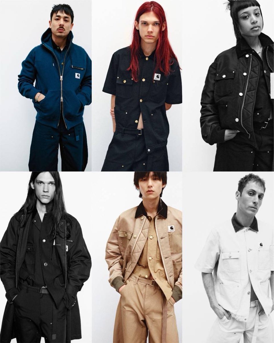 sacai x Carhartt WIP 2026年春夏コラボコレクションが国内公式