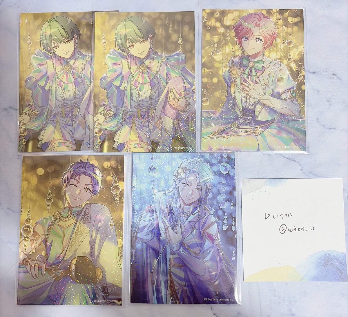 ○交換 *郵送 A3! エースリー AGF 満開Treasure ランダムブロマイド 譲