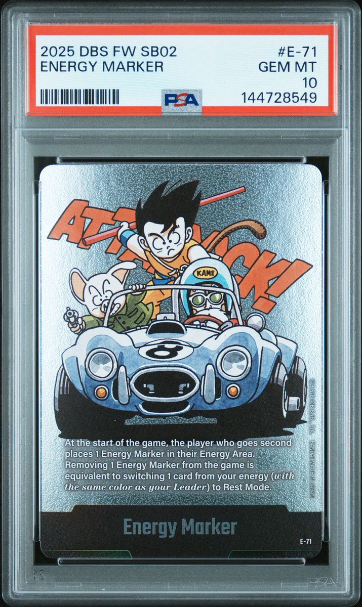2025 DB MB2 Energy Marker PSA10🔥🔥🔥 #DBFW #goku