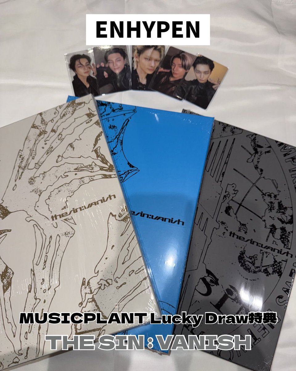 ENHYPEN オンライン特典付き［THE SIN :VANISH］入荷しました