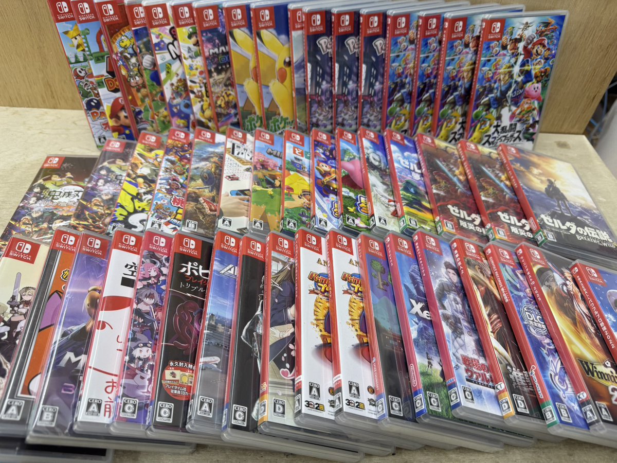 ニンテンドースイッチソフト ポケモン、マリオ、ゼルダなど人気ソフト