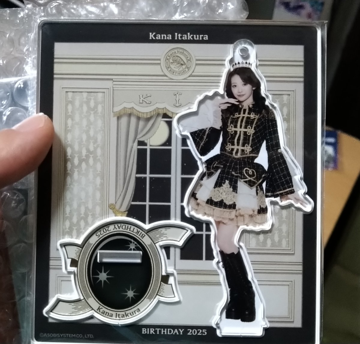 そういや可奈ちゃん生誕2025のグッズ届いてた！！！ アクスタ良い