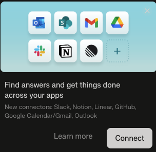 How come Perplexity, Le Chat, or Claude, got better integrations