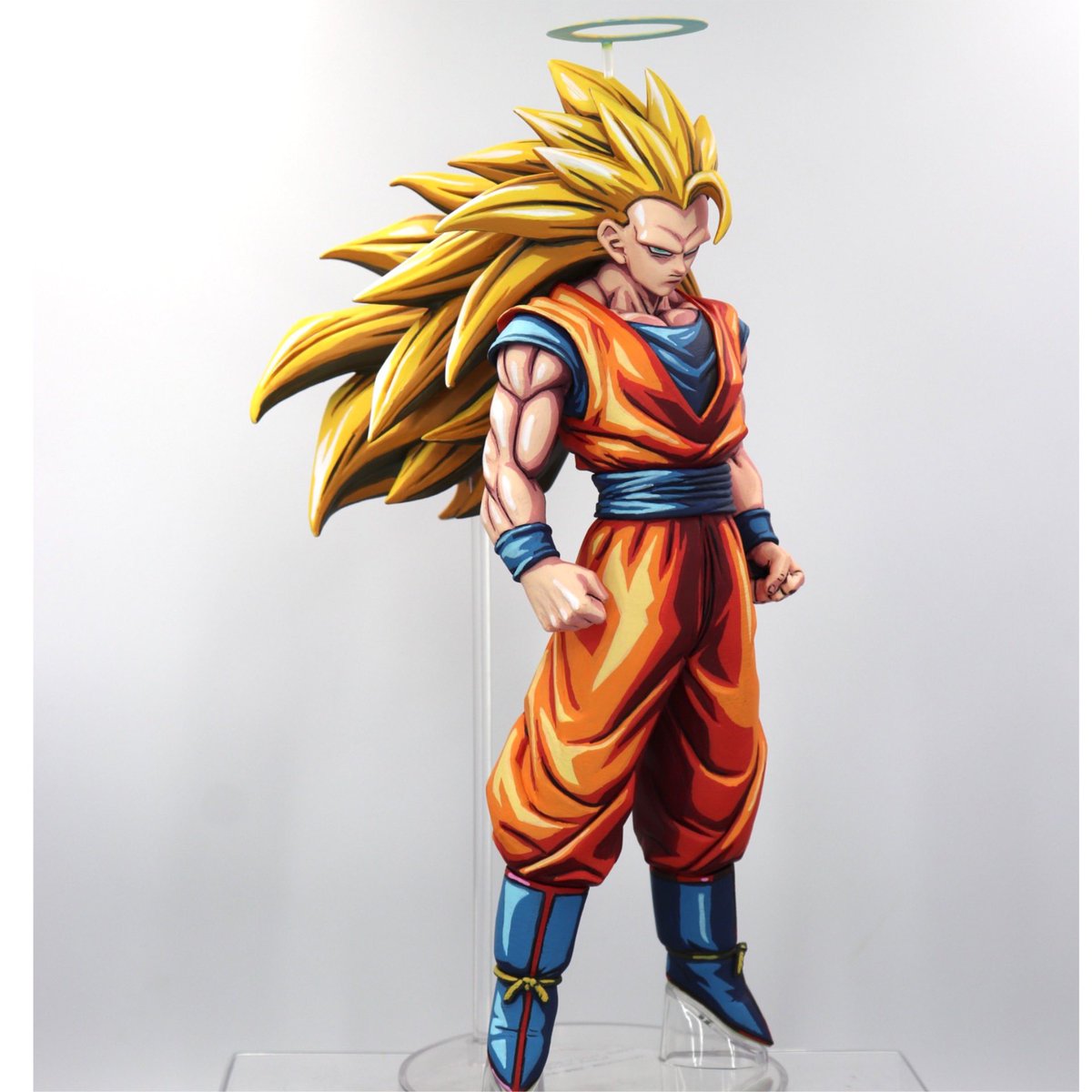 一番くじ ドラゴンボール 超サイヤ人3孫悟空塗りました。 #一番くじ