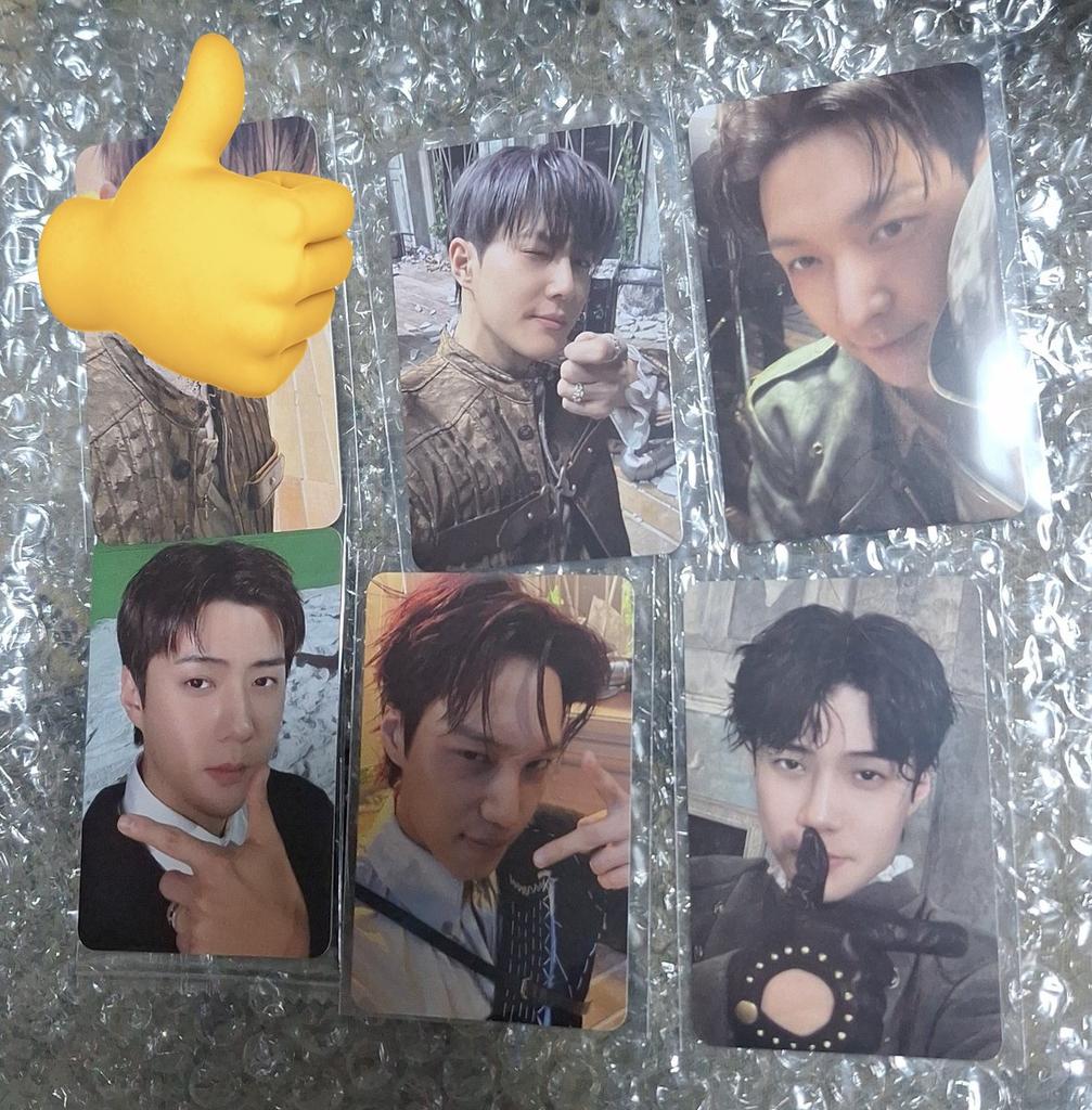 EXO REVERXE mu-mo トレカ メッセージカード ポスカ ランダム 交換 EX