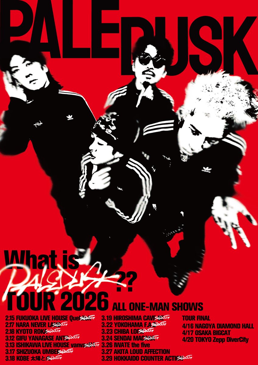 🇯🇵TOMORROW'S PD SHOW🇯🇵 What is Paledusk??TOUR 2026 @京都 ROKA