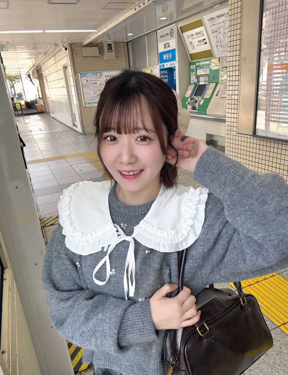 ハーフアップした・.｡*・.｡*🎀