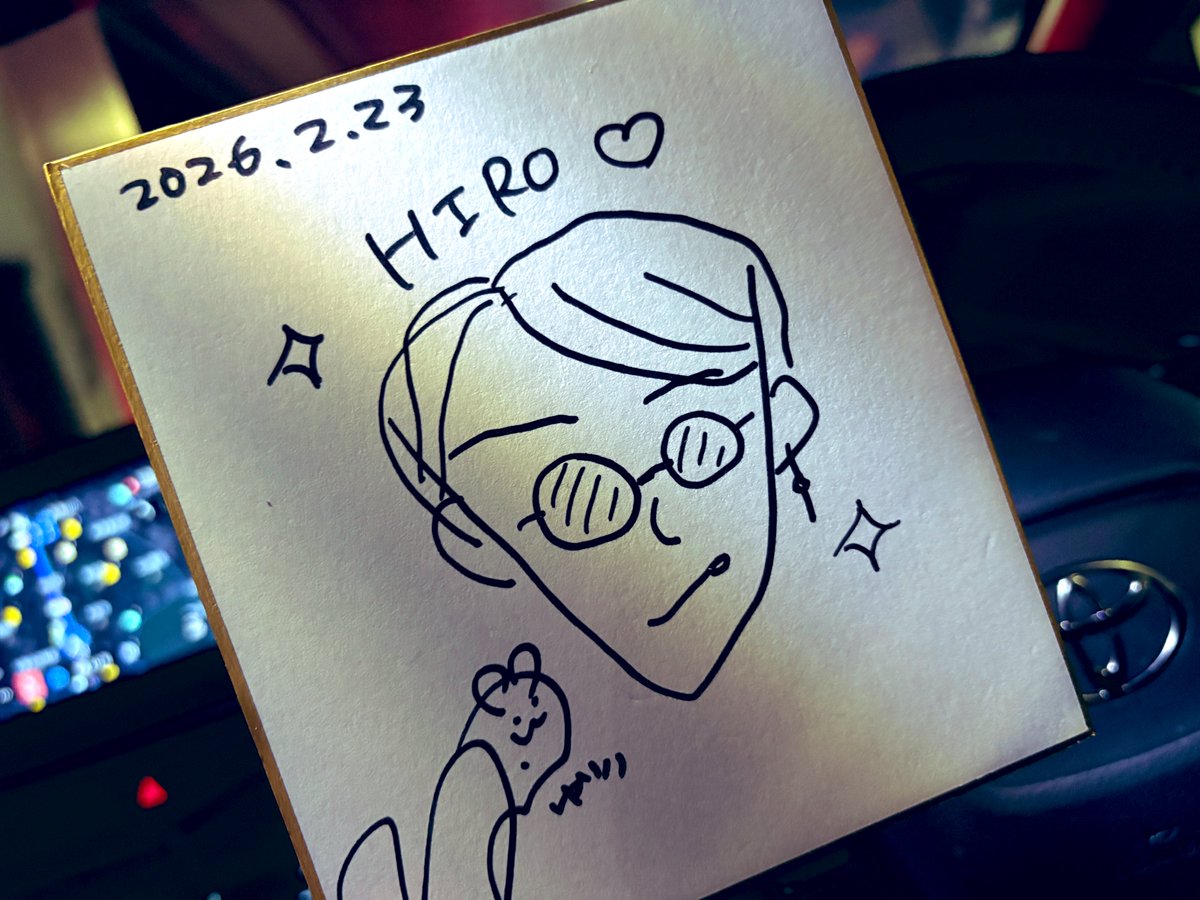 入場特典で似顔絵and動画O̤̮K̤̮＋チェキ券 と言う いい運営さんに感謝