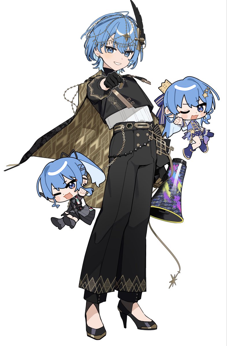 素敵なすいちゃんイラスト依頼させていただきました🙏 #かけめぐるほし