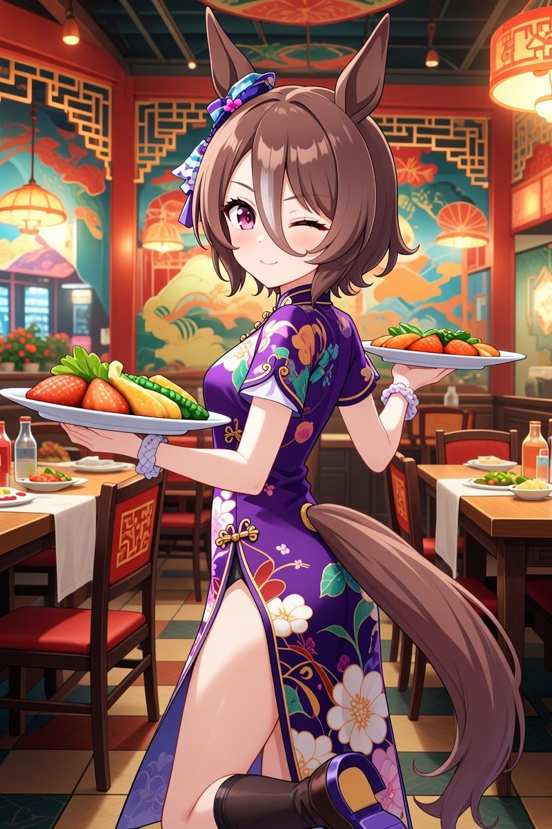 久しぶり投稿。 #ナリタタイシン #ウマ娘 #AIart