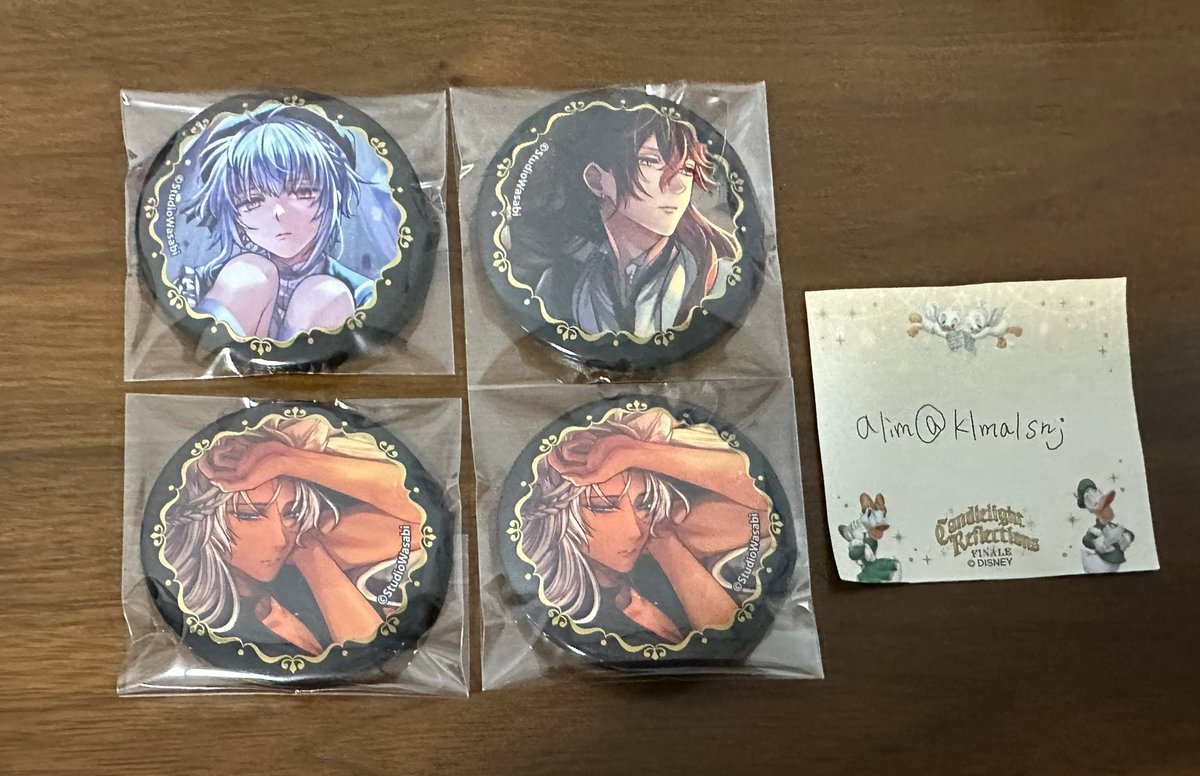 あくねこ 4周年 缶バッジ 箔押しキャラバッジコレクション 交換 ［譲