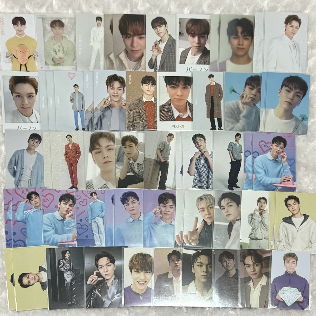 SEVENTEEN セブチ 過去トレカ 特典 チェキ ラキドロ 交換 TXT TOMORROW