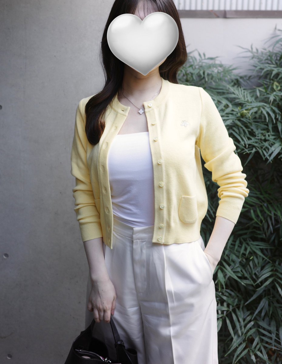 今日は暖かい日だったので、CAPRINO(@caprino_jp )のパウダーイエロー