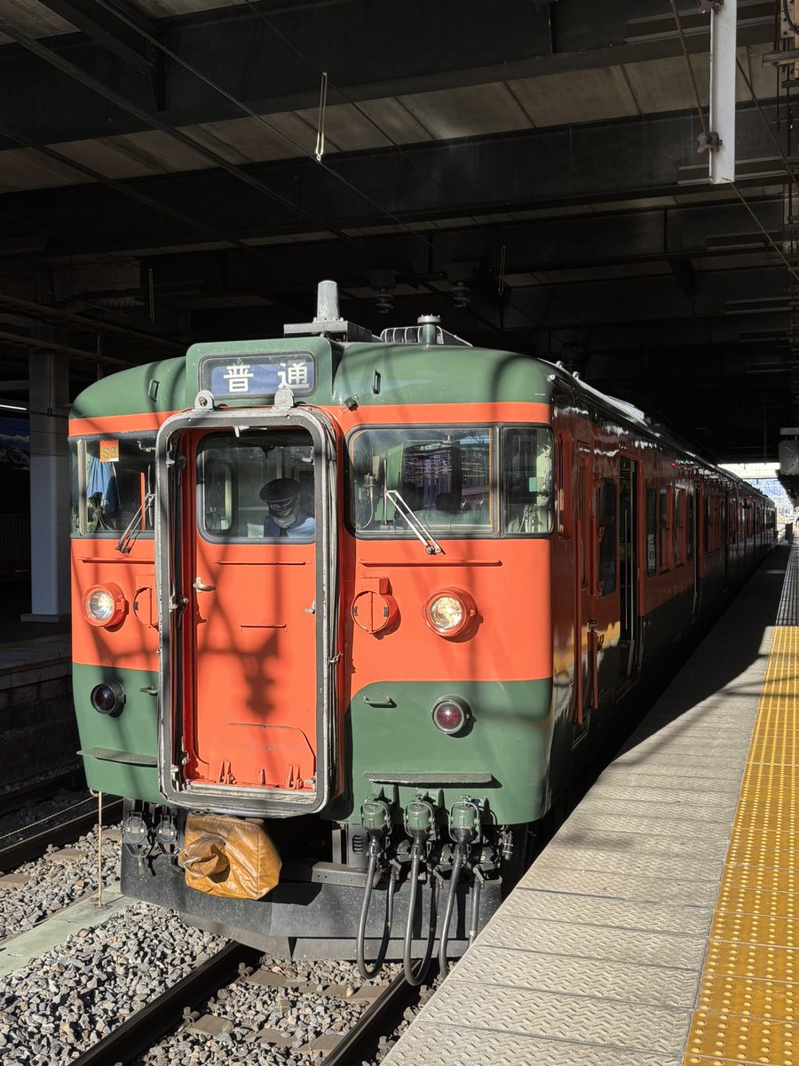 今回は，2種類の115系に乗れました！