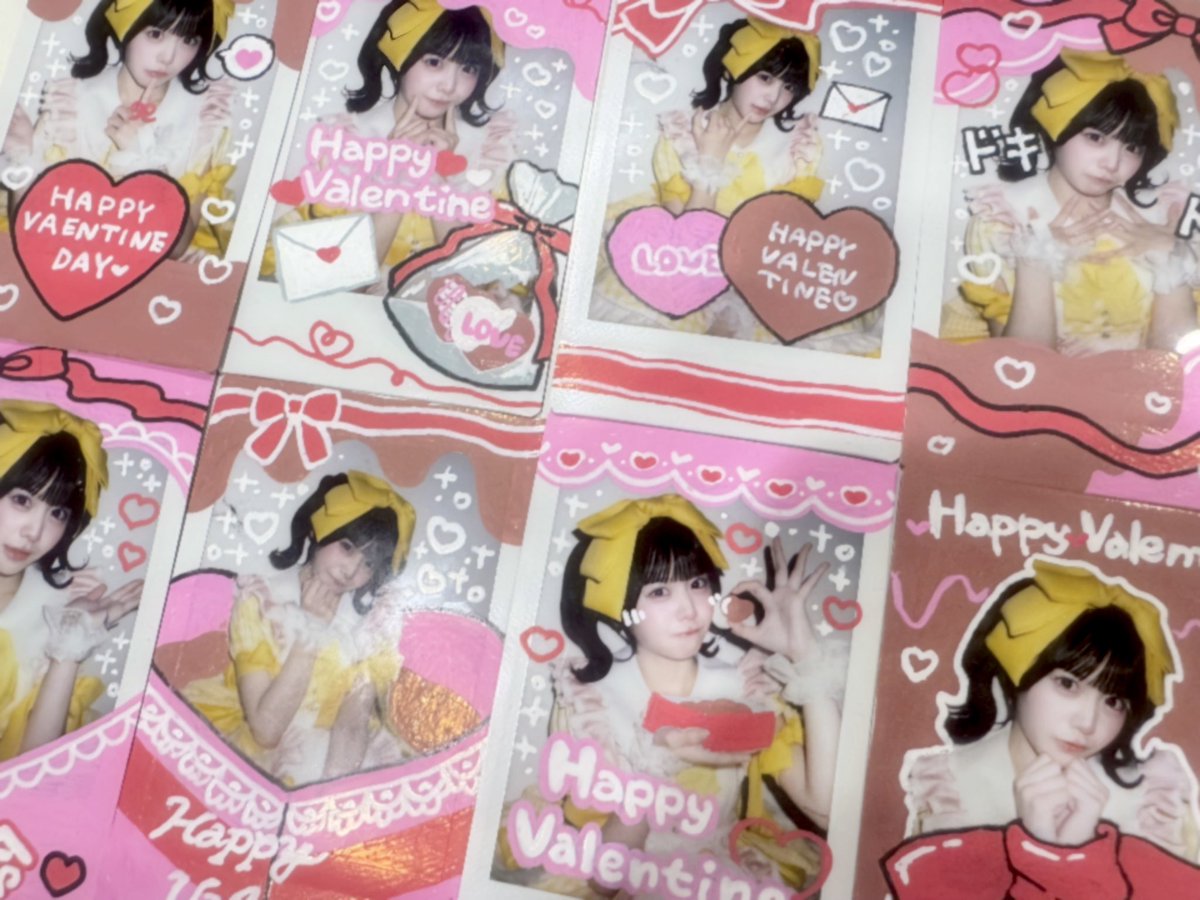 あしたの22:30からバレンタインランチェキ販売です🤎🎀 夜な夜なお