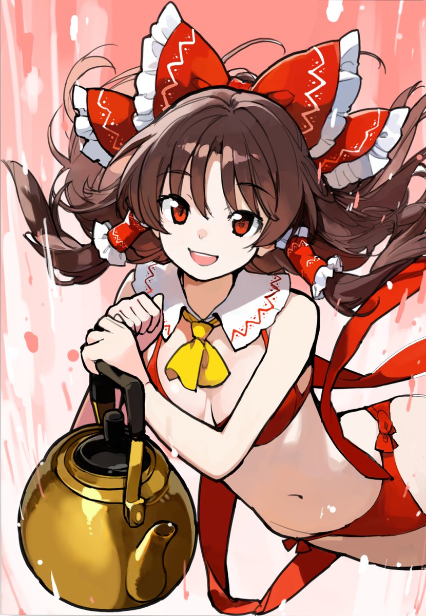 本日の一枚 547枚目 #本日の一枚 #東方 #博麗霊夢 やかん入り特濃霊夢