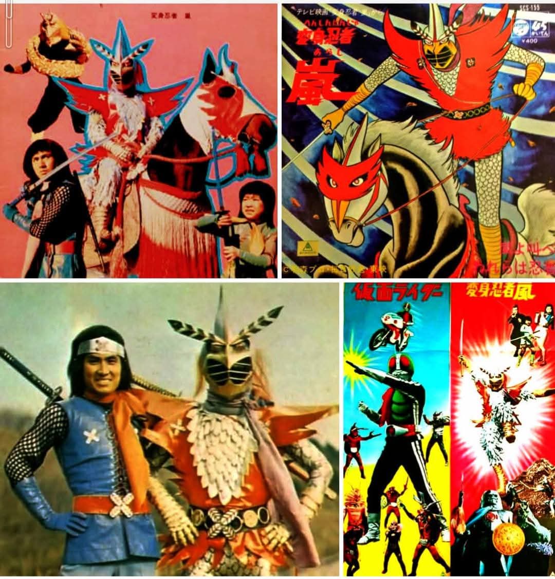 変身忍者嵐』は、裏番組『ウルトラマンA』との視聴率合戦に苦戦し