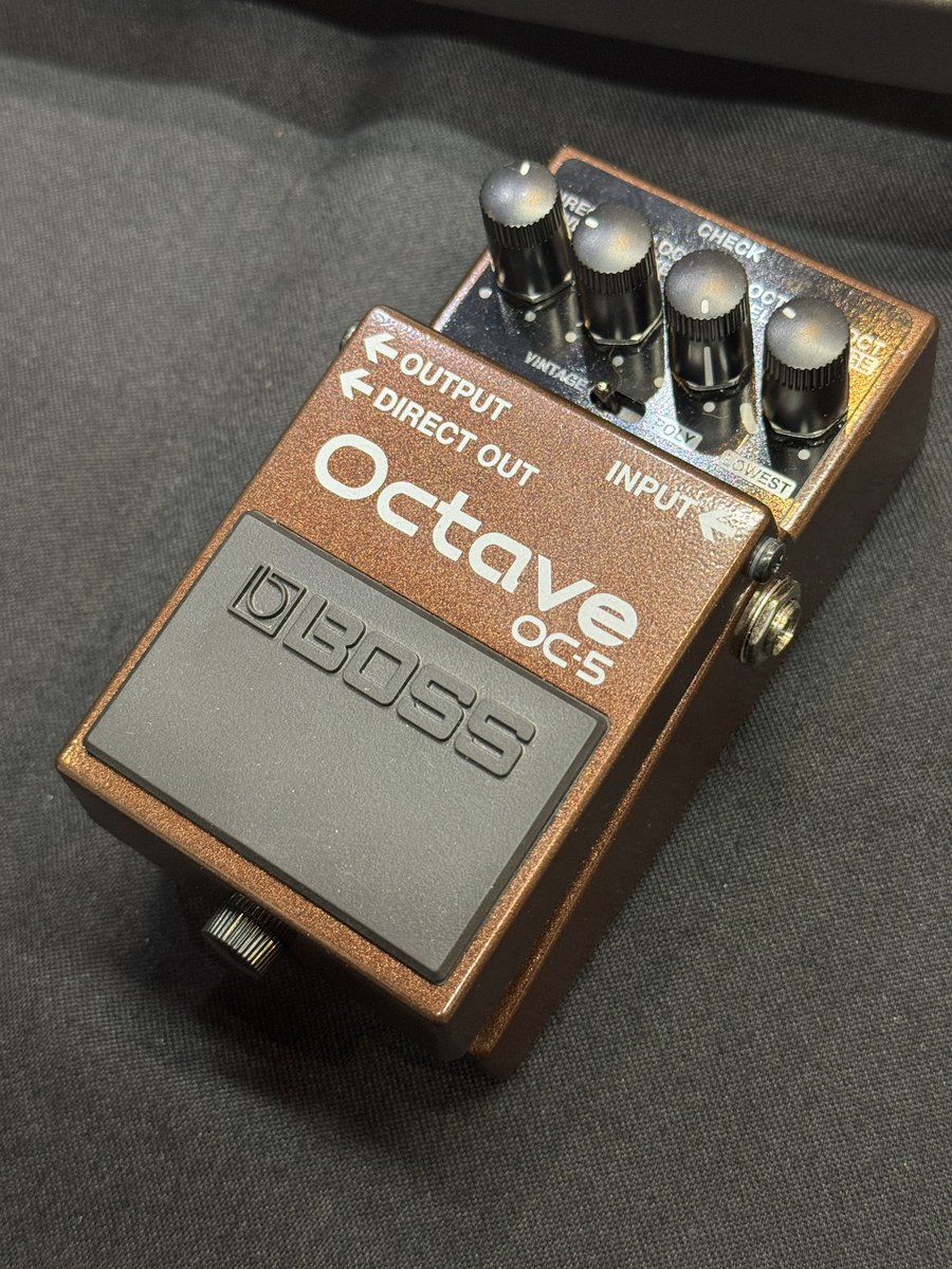 オクターバーと言えばこれ！ BOSS OC-5！ オクターバー最初の1台はこれ