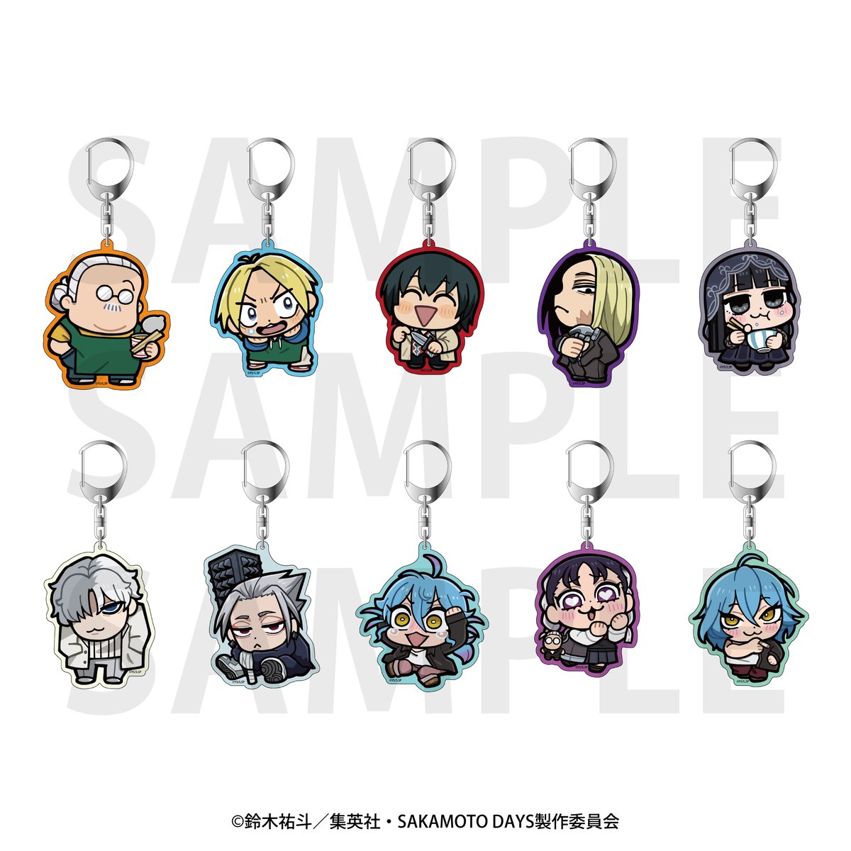 SAKAMOTO DAYS×大川ぶくぶ_トレーディングアクリルキーホルダー(全10種