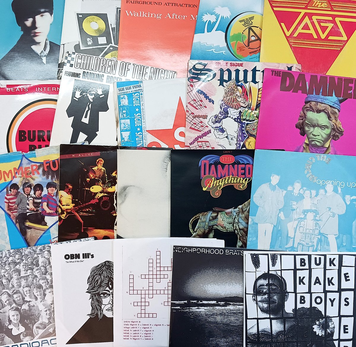 レア盤を含め PUNK / NEW WAVE を中心に本日も各種新着中古レコードを