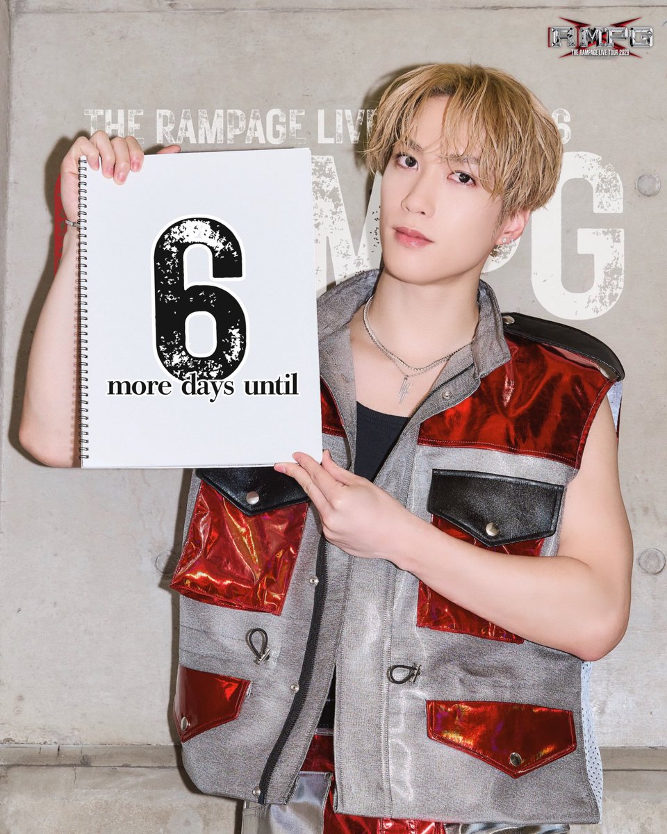 6 more days until THE RAMPAGE LIVE TOUR 2026 