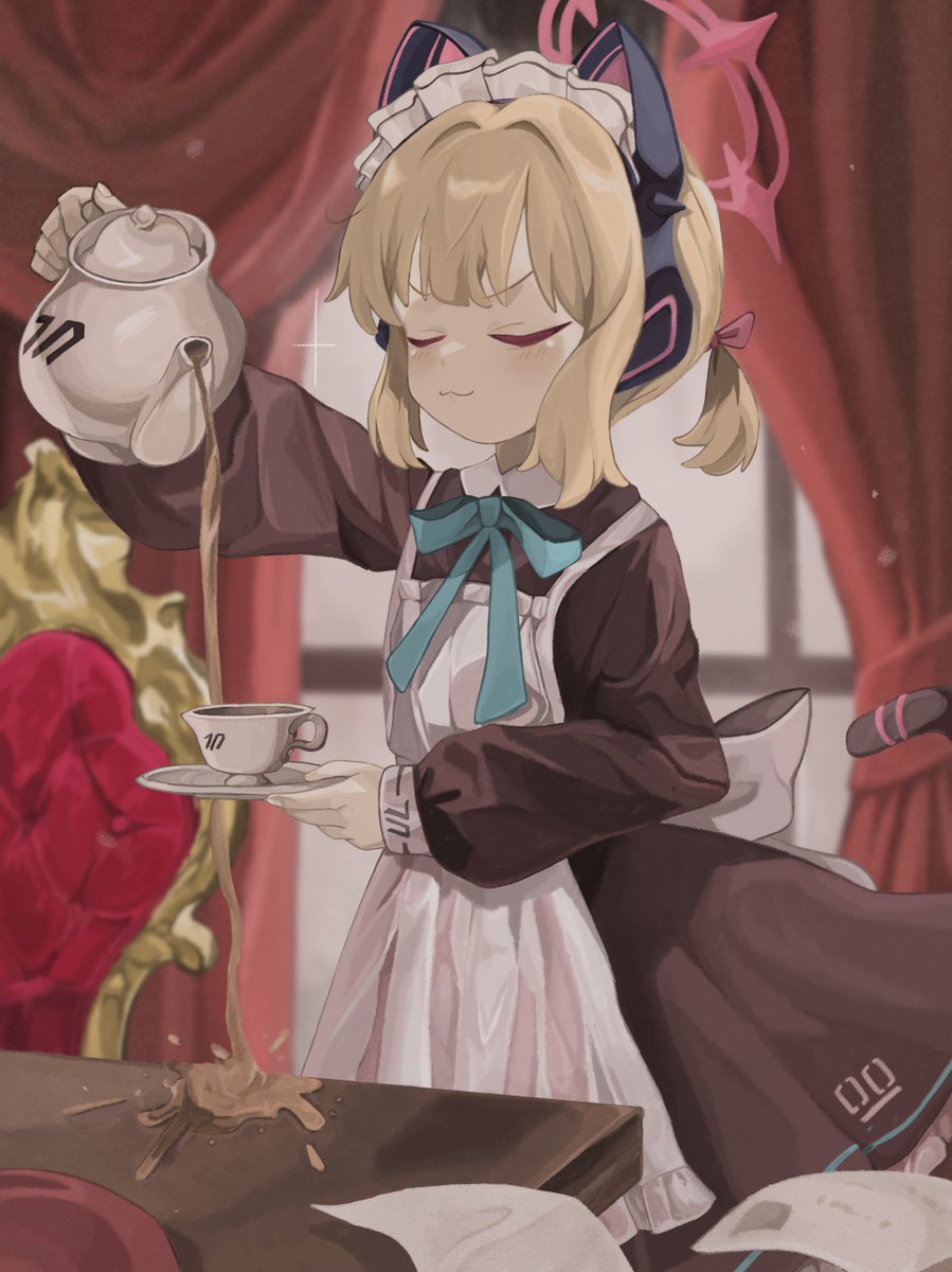 メイドモモイ ＃ブルアカ #BlueArchive