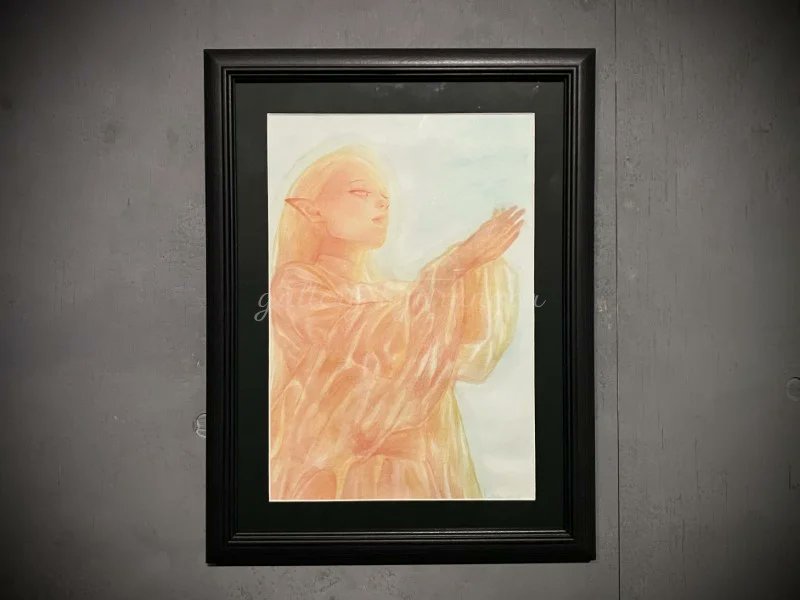 ECサイト作品紹介】 SAKKIJEY『風のまま』 サイズ(mm)：210×294/(額装