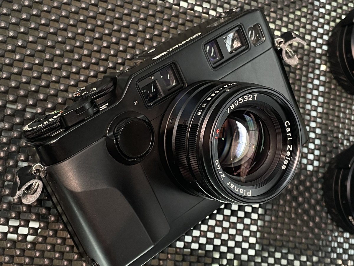 コンタックス G2 ブラック 28mm、35mm、45mm、90mm 写りもルックスも