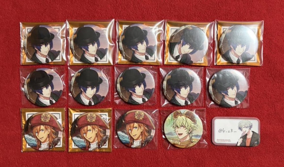 交換譲渡】うたプリ DMS 缶バッジ 譲：真斗、レン、大和 求：各定価＋