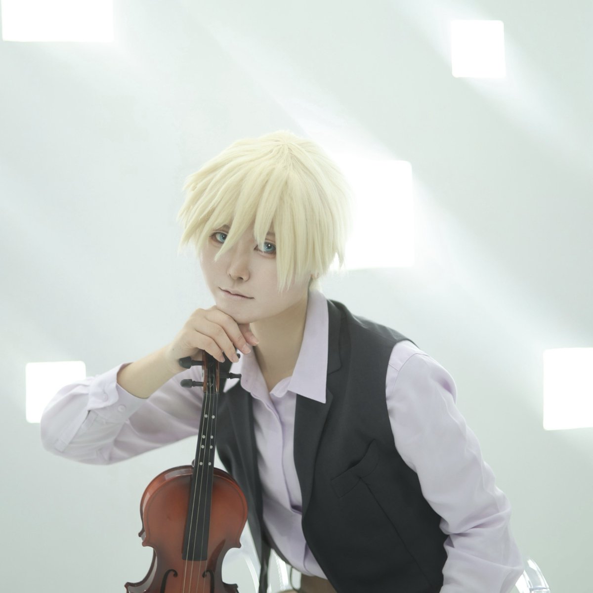 カトル様のウィッグの再現が良すぎて Wオタはただただ嬉しいです🥹🫶🏻❤️