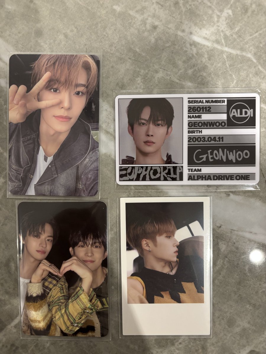 ALD1 ALPHA DRIVE ONE EUPHORIA トレカ ステッカー 交換 特典 【譲