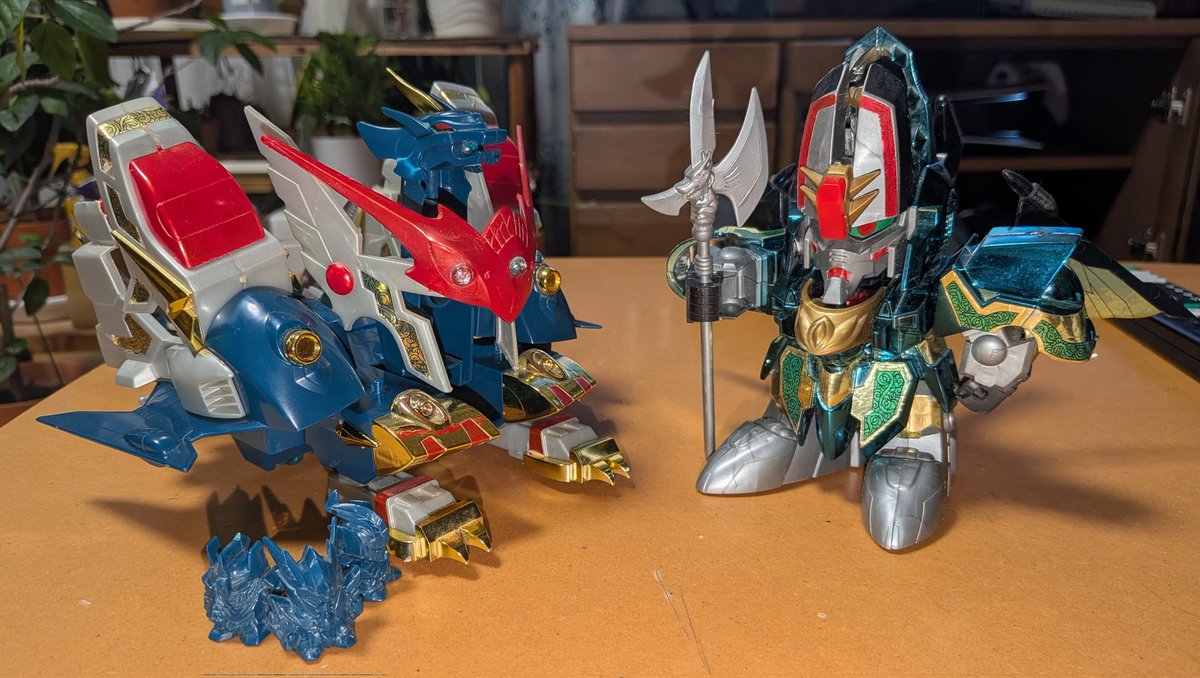 半年程前に中古で購入した元祖SDの龍騎ドラグーン＋ドラゴパルサー