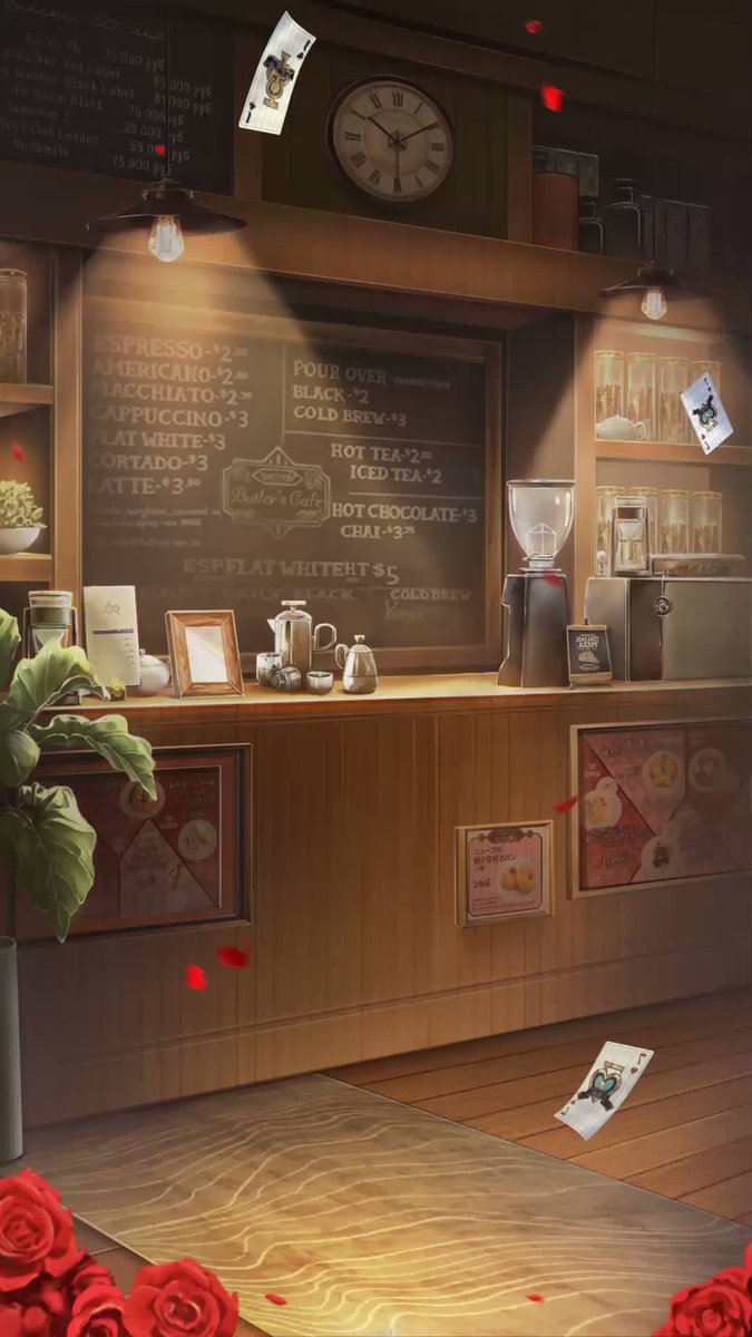 2/4) @butlersCafe_SP の ツイートキャンペーン 色紙サンプル1枚目をご