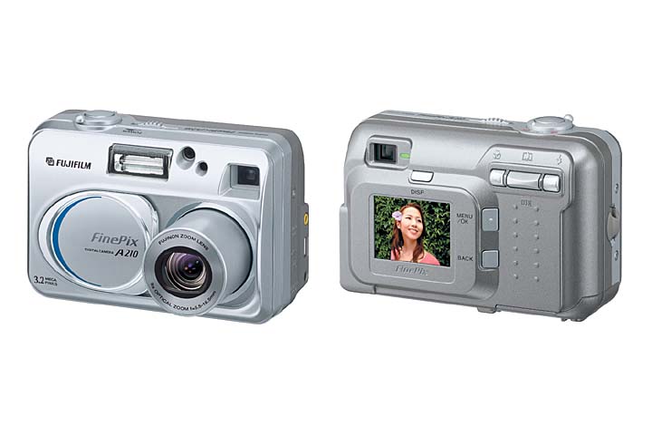 富士フイルム、320万画素3倍ズームのエントリーデジカメ
