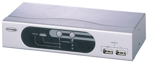 コレガ、4台のPCで利用可能なDVI対応PC切替器